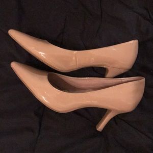 Nude heels, size 8.5
